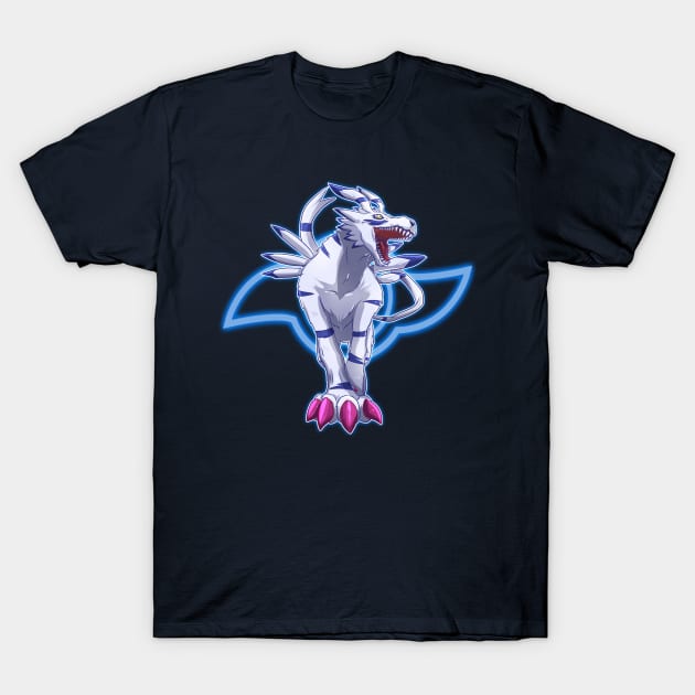 fanart garurumon T-Shirt by DigiTeeshrit